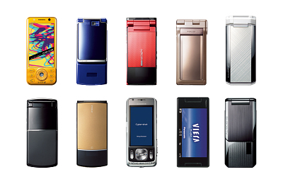 ドコモの905iシリーズ、対応機能一覧表