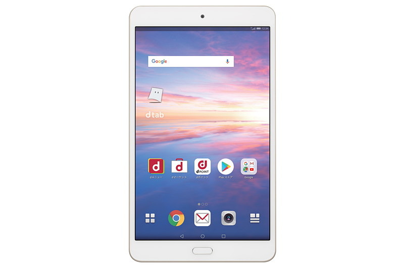 防水防塵になった「dtab Compact d-02K」 - ケータイ Watch