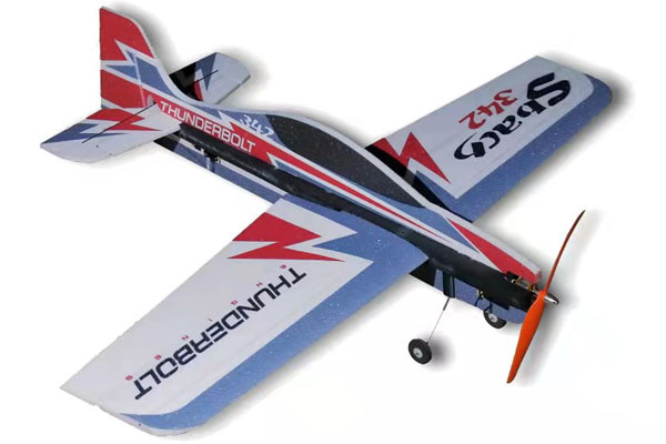 KK HOBBY 】 SBACH 342 THUNDERBOLT EPP 3D ファンフライ ラジコン