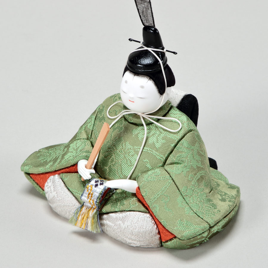 人形の田辺 / 【幸一光】木目込雛人形 碧 親王飾り