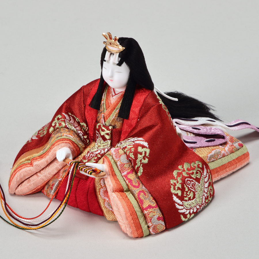 人形の田辺 / 【真多呂】木目込雛人形 宝寿雛 親王飾り