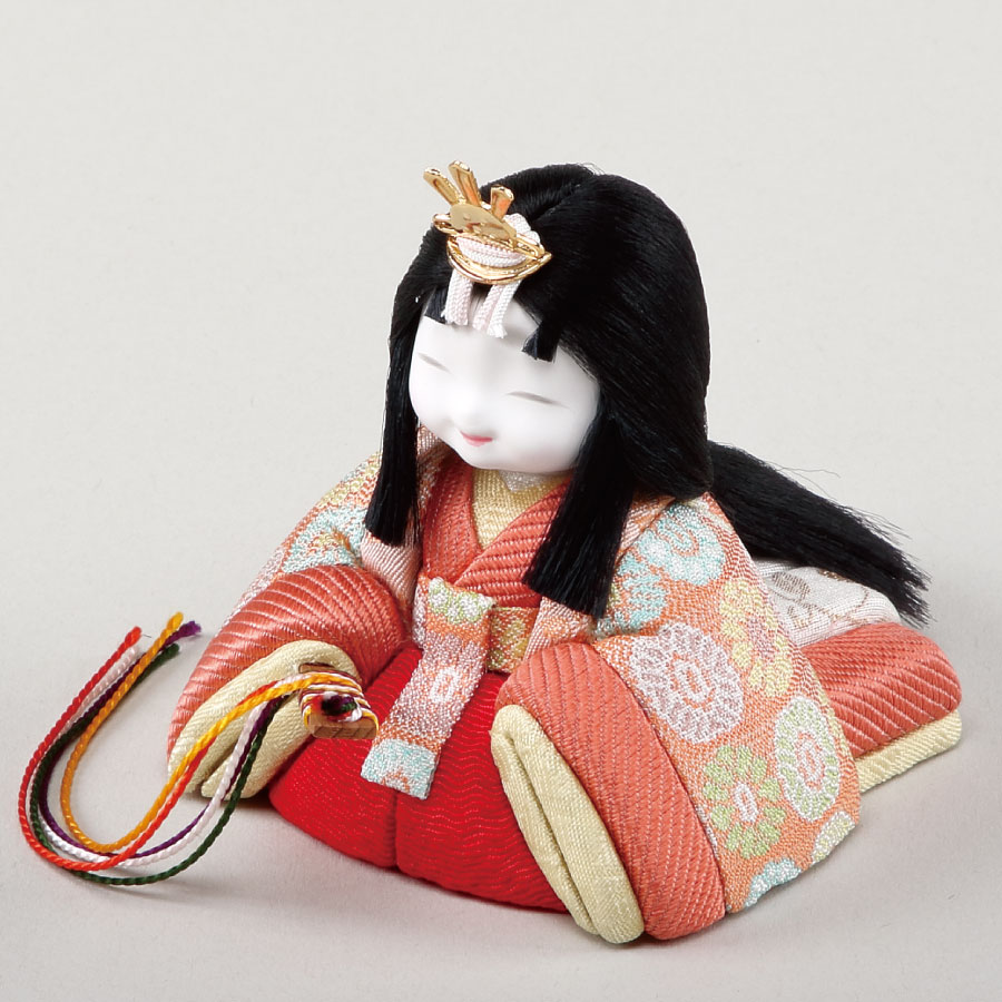 人形の田辺 / 【真多呂】木目込雛人形 くるみ雛C（M-M008-C）