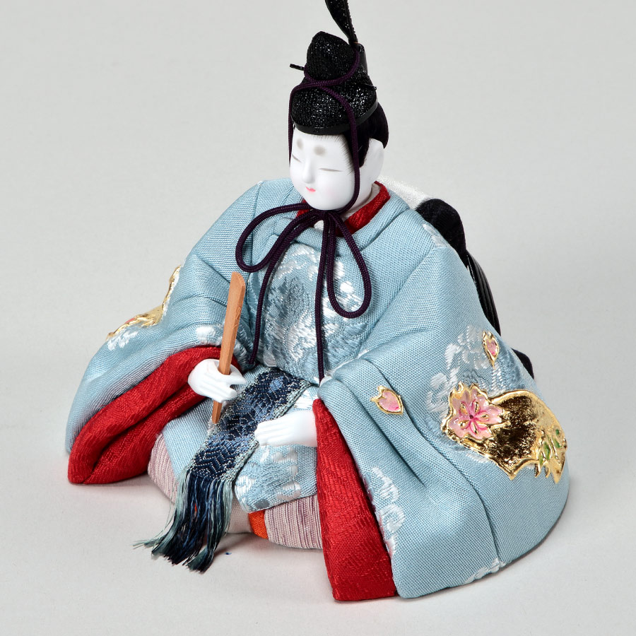 人形の田辺 / 【真多呂】木目込雛人形 天宝雛 親王飾り