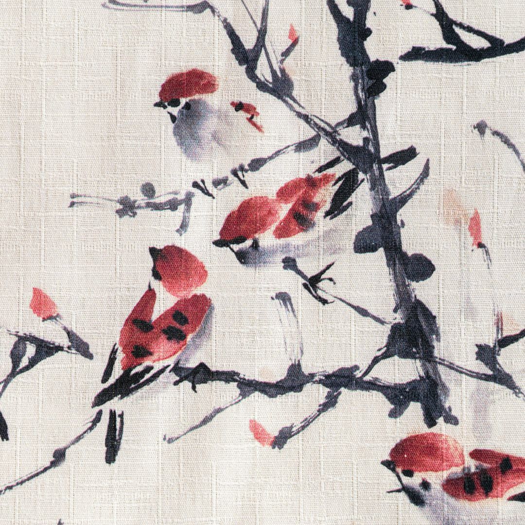 名古屋帯ーレトロMODERN京袋帯 - すずめ（綿100%） | 着物や浴衣なら和