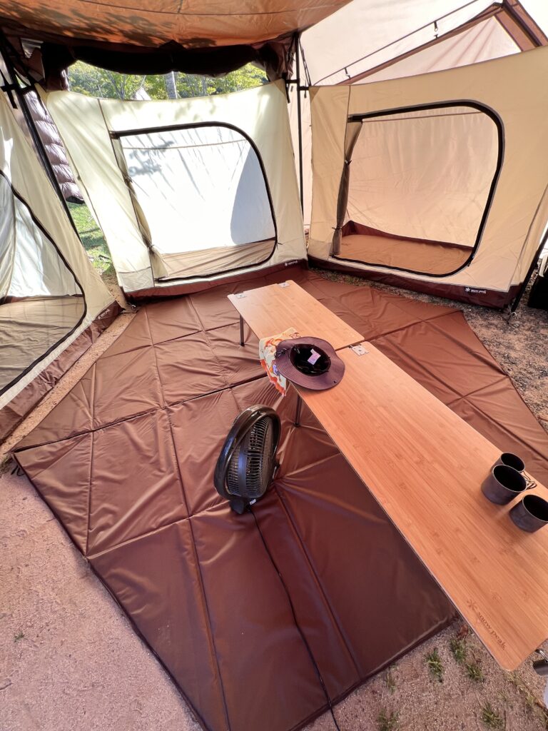 ランドベース6Pro.はファミリーキャンプに最適 坊主キャンパー