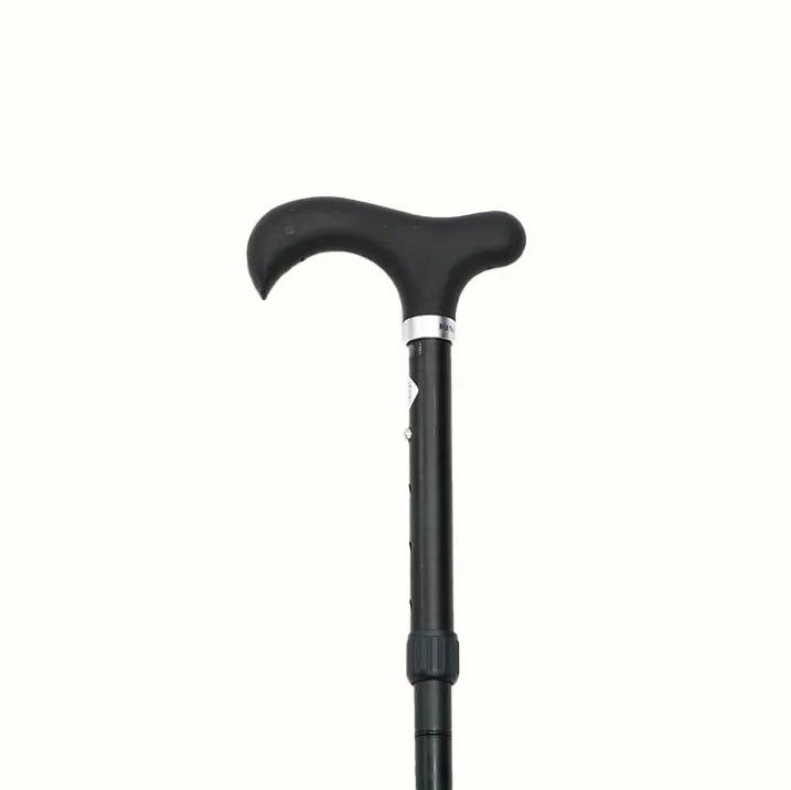 伸縮＆折りたたみ・無地】とってもステッキ やわらかグリップ 伸縮