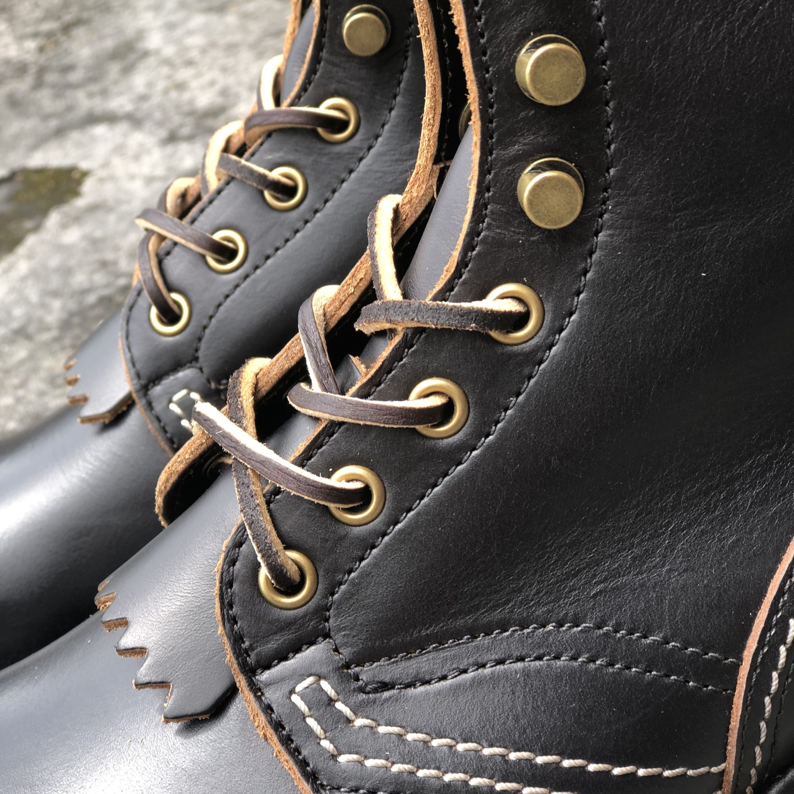 The Forest Ranger Logger Boots In Horween Leather - Kind Supply Co.