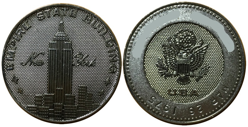 邪道【エンパイア・ステート・ビルディング】 記念メダル | 記念メダル図鑑