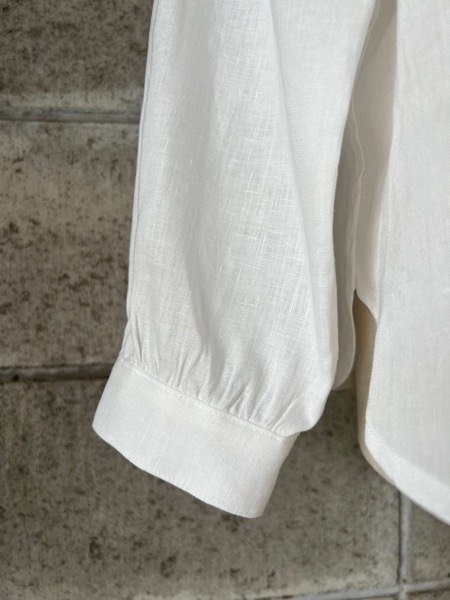 atelier naruse アトリエナルセ / リネン刺繍ショールカラーブラウス