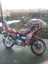 GT380 KING管メガホン EX35Фテール96Ф ステンレス - K