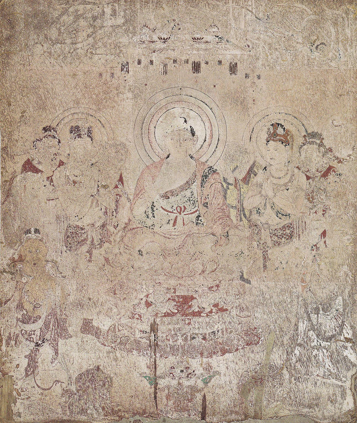 丸井金猊 - KINGEI MARUI｜第9号壁 弥勒浄土図 - 橋本明治（橋本班）