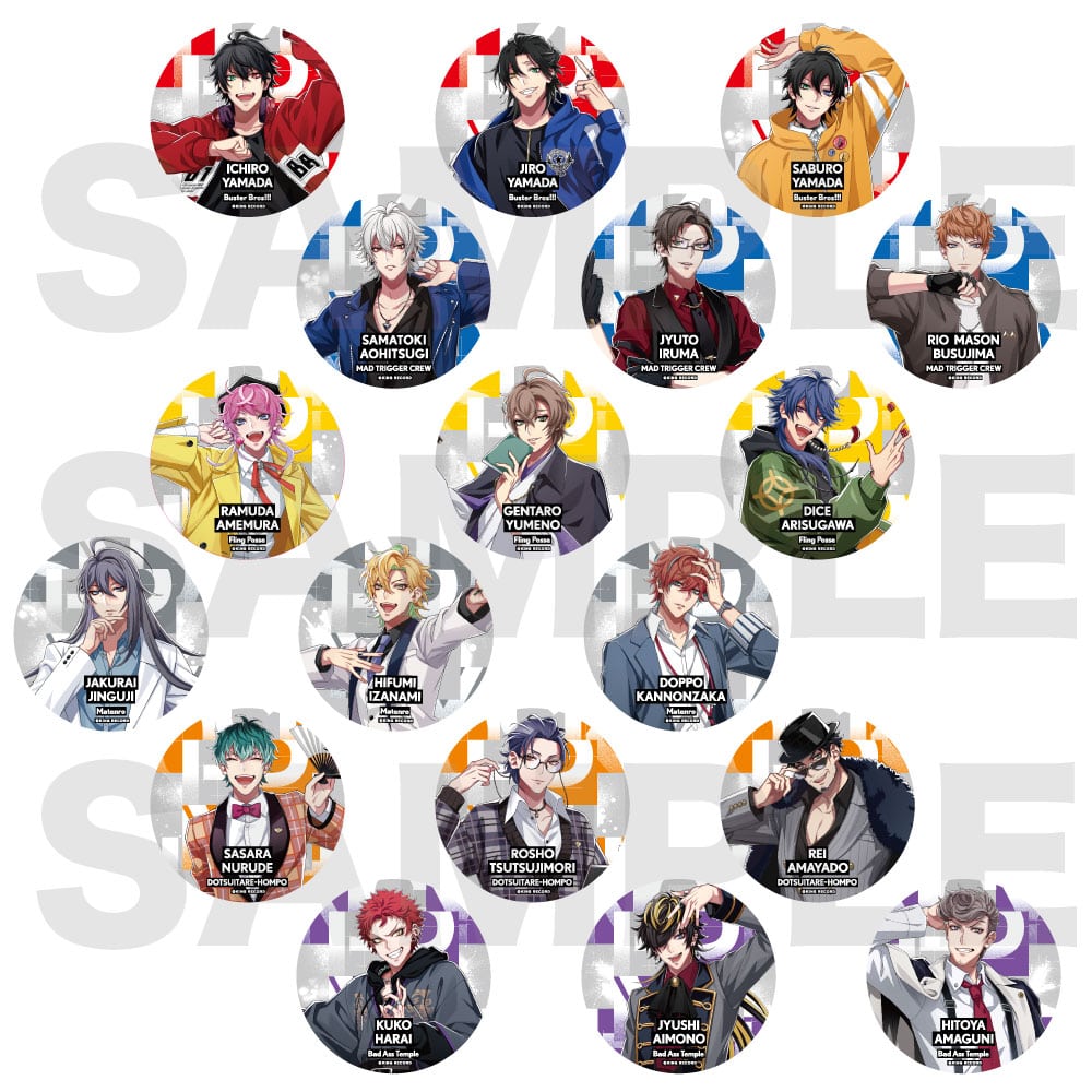 HYPNOSISMIC -Division Rap Battle-OFFICIAL GOODS|トレーディング缶