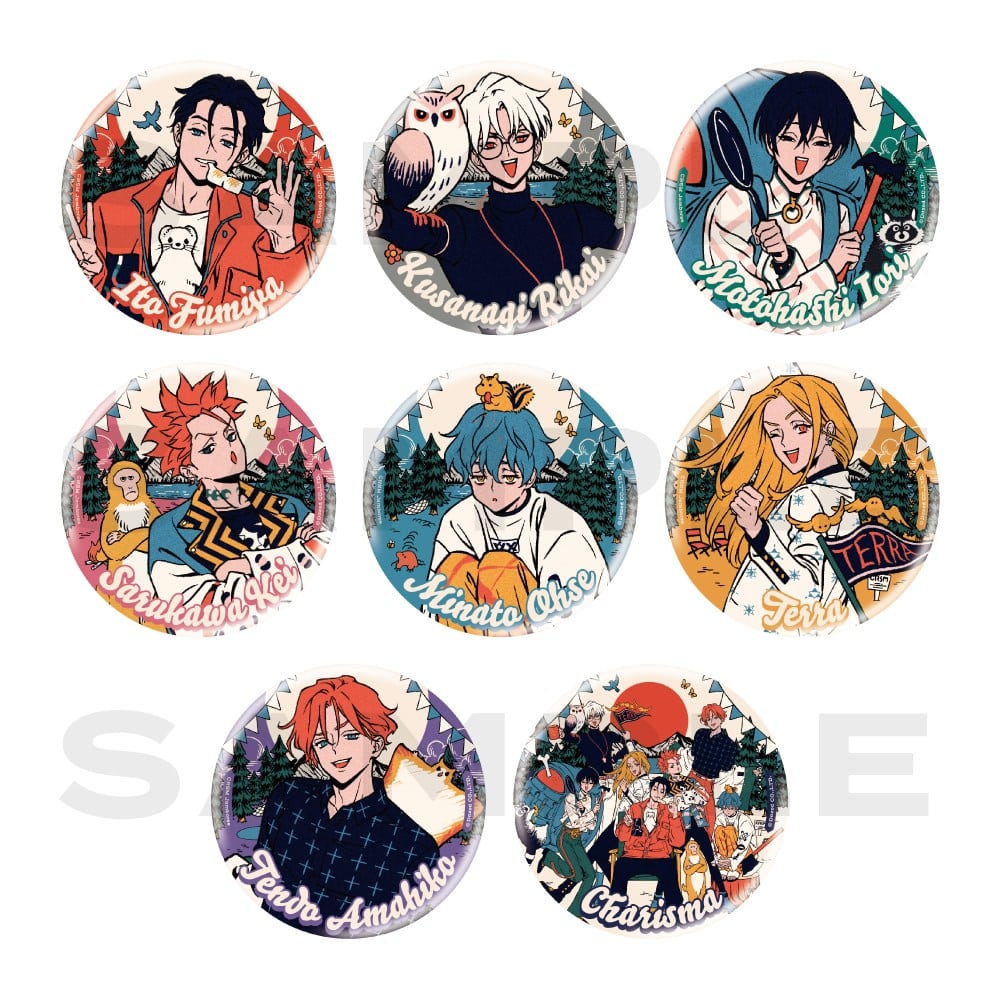 カリスマ テラ 缶バッジ 夢の国ブレイク 43個 トレーディングホログラム缶バッジ 1stブレイクver.(全14種) カリスマ