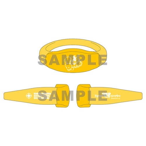 ヒプマイ リングライト・LEDリストバンド・バングルライト 左馬刻 13点セット ヒプマイ リングライト＆バングルライト セット KZ-0023の通販 by