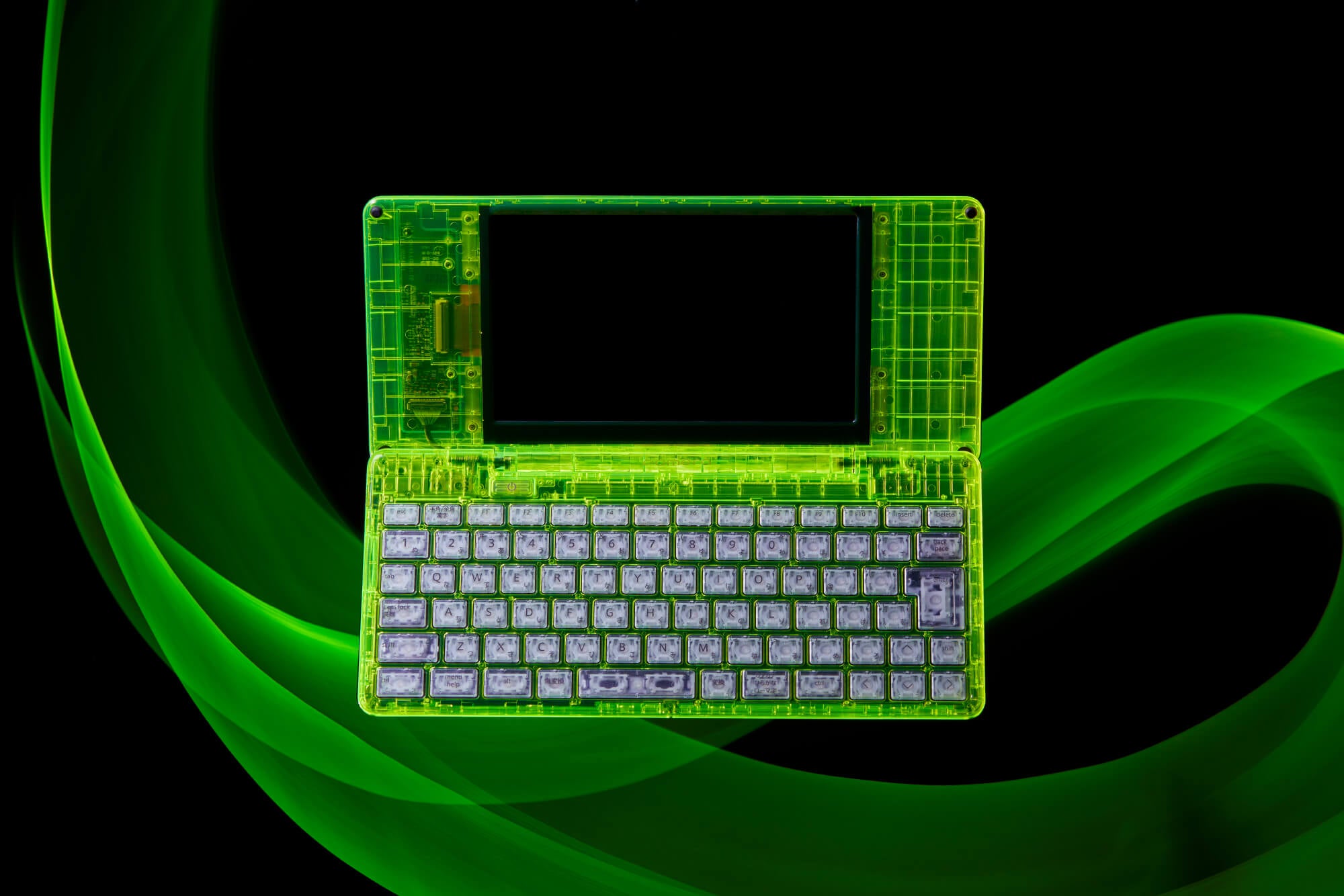 限定】デジタルメモ「ポメラ」DM250XY Crystal Neon Yellow