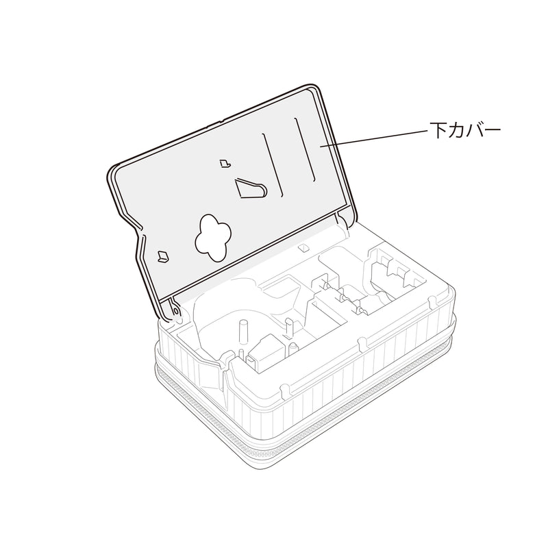 ラベルライター「テプラ」PRO SR-GL2用付属品【取り寄せ品】下カバー