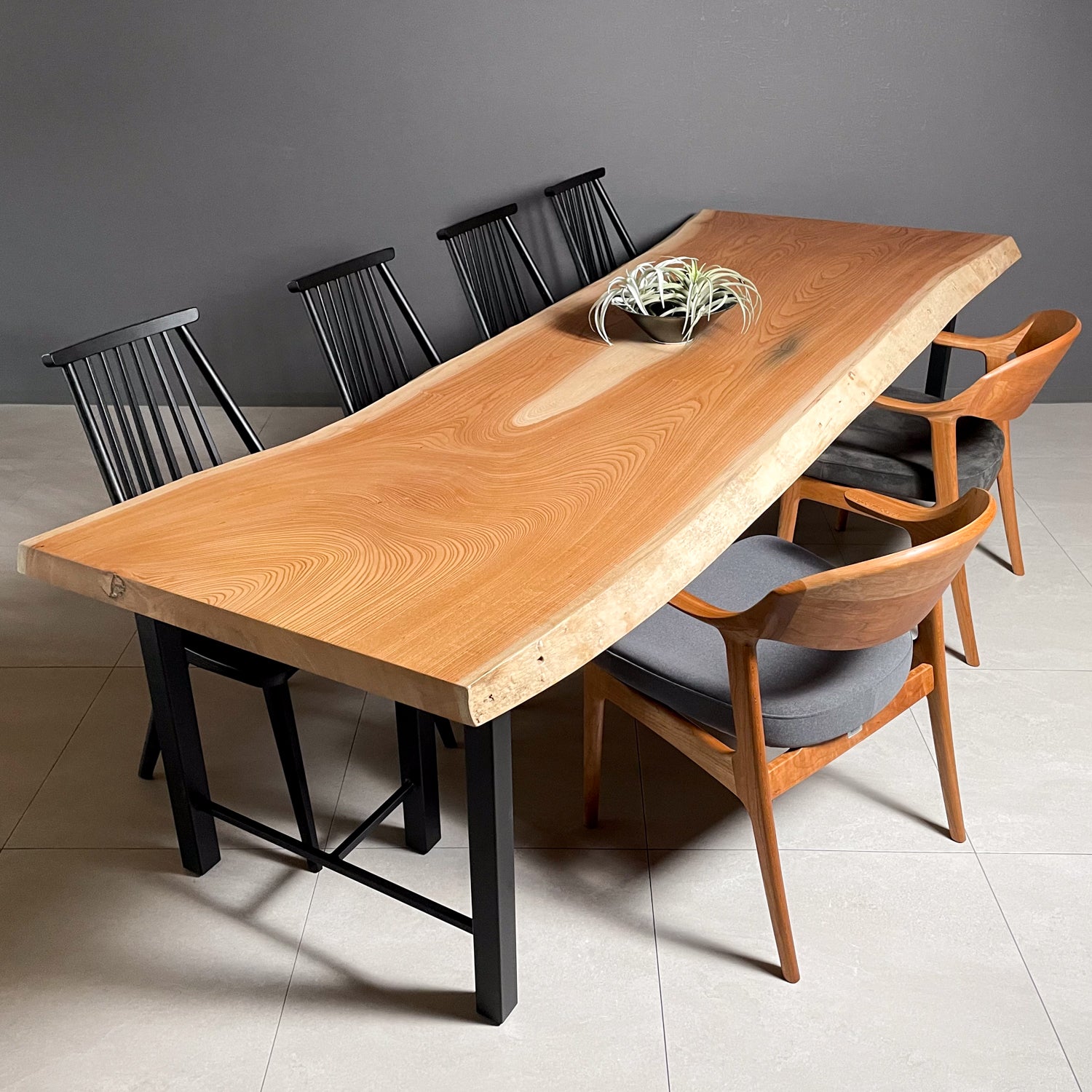 KIDOMEIMOKU 欅一枚板ダイニングテーブル｜270cm(8人掛け) – 【公式