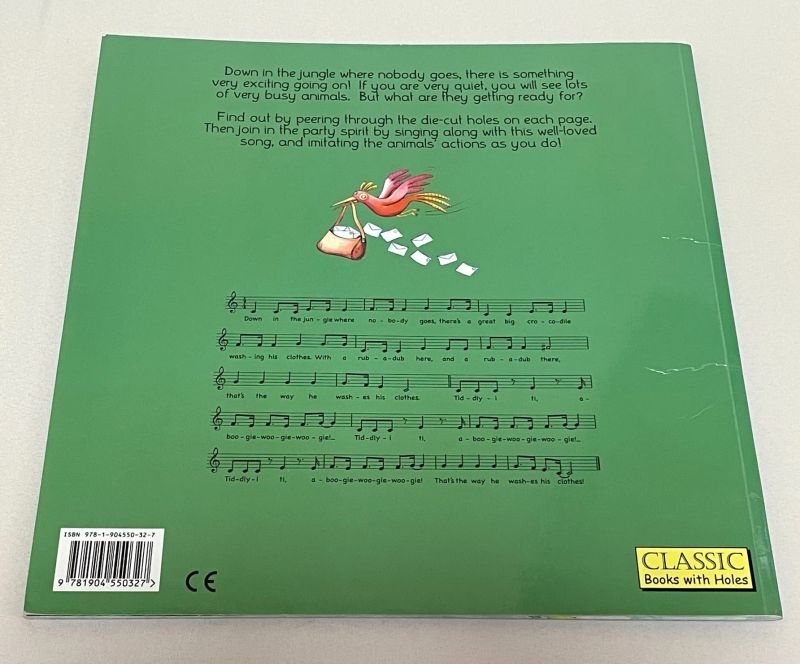 Down in the Jungle のCD付き英語絵本です。