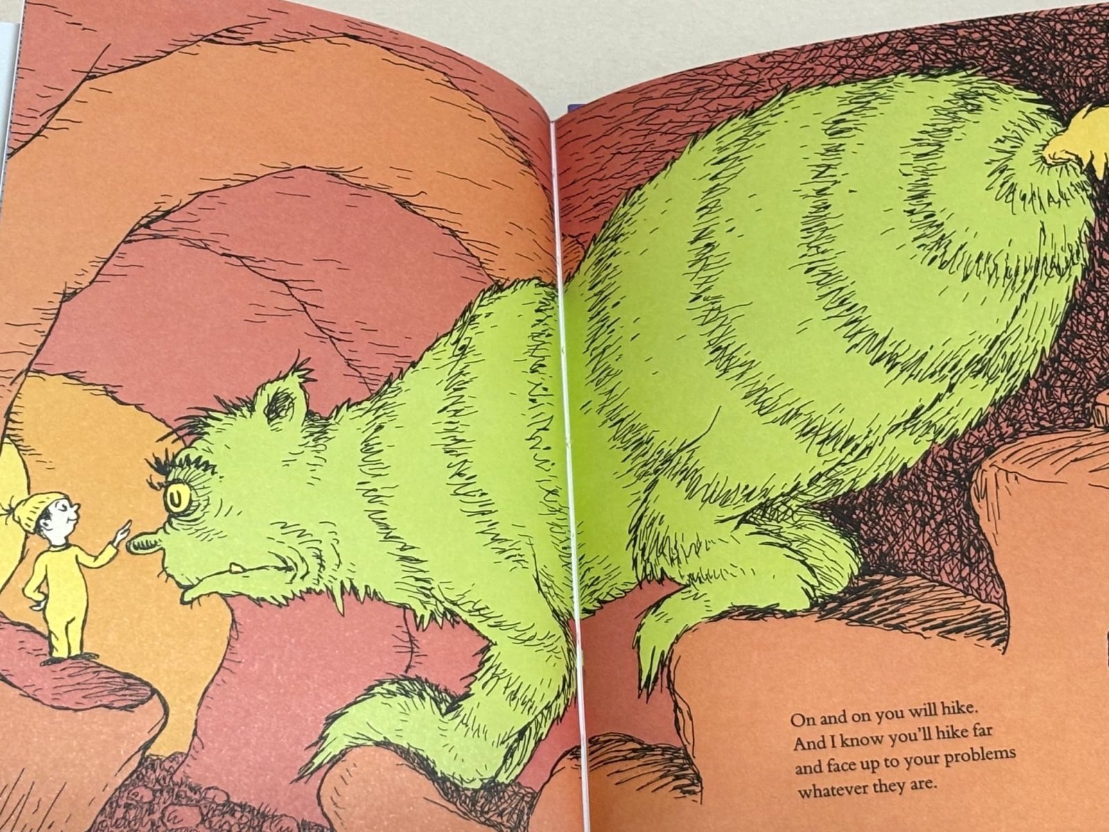 英語絵本】Oh, the Places You'll Go!（Dr. Seuss／ミニハードカバー