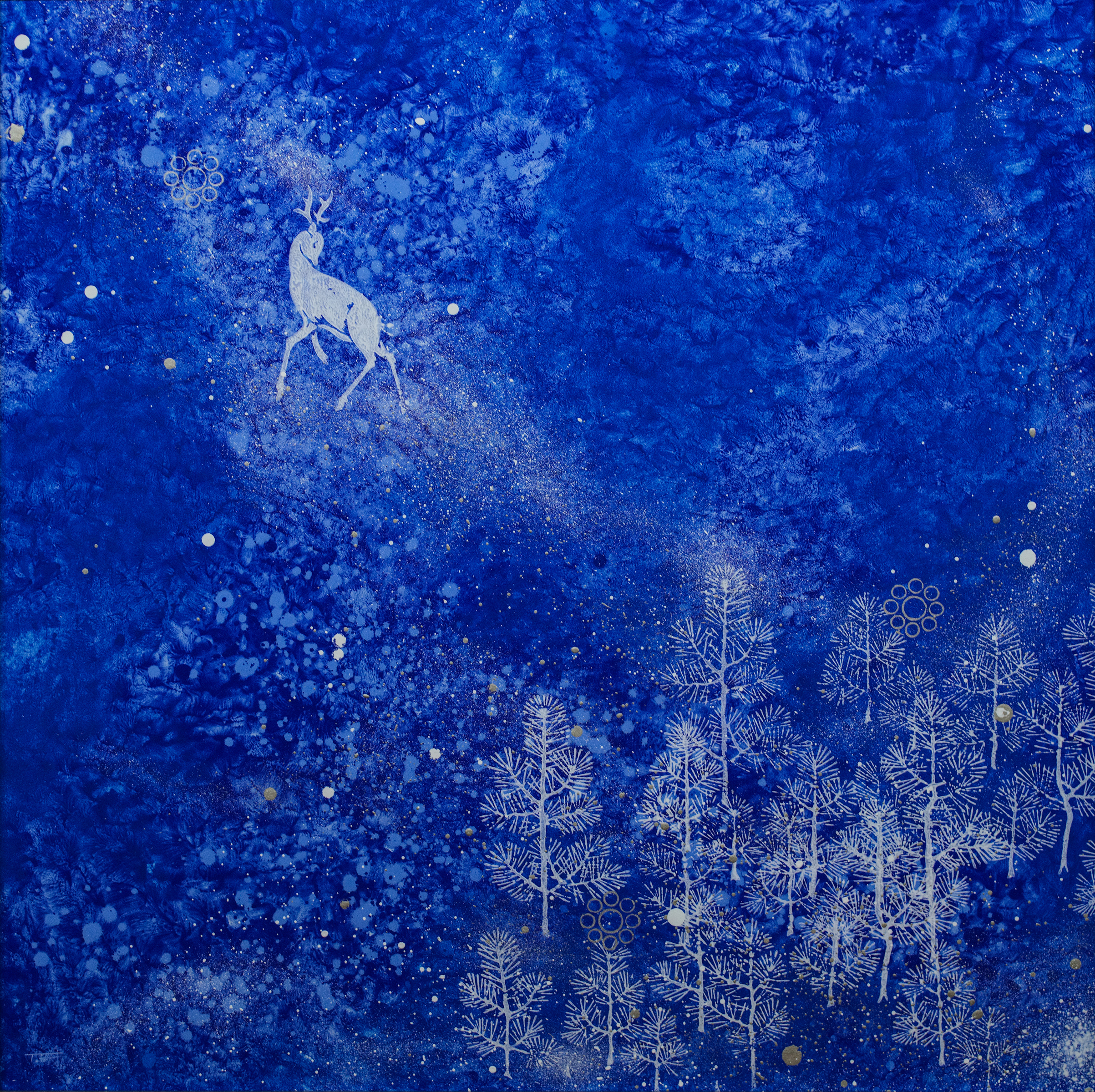 Art Works | Blue Art by Choemon Senda | Karacho Honten and Kira