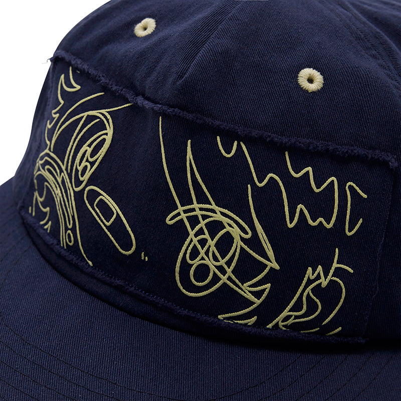 KIRSH X SUNONEBIRD アイグラフィックボールキャップ【ネイビー】