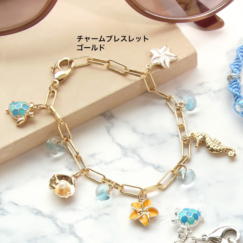 レシピNo.KR1005 マリンチャームのブレスレット2種 – 貴和製作所