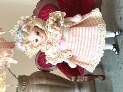 ジャーマンアンティーク フレンチミニョネットB 11cm