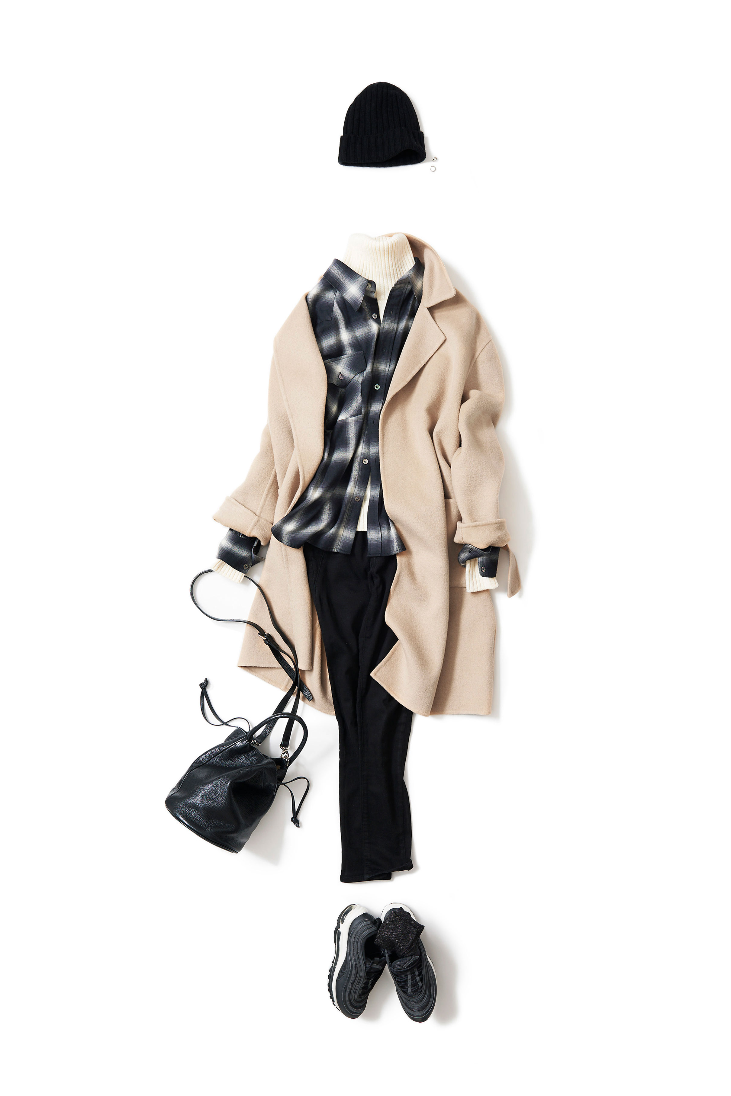 オンブレシャツ＠冬モード / コーディネート詳細 / Kyoko Kikuchi's