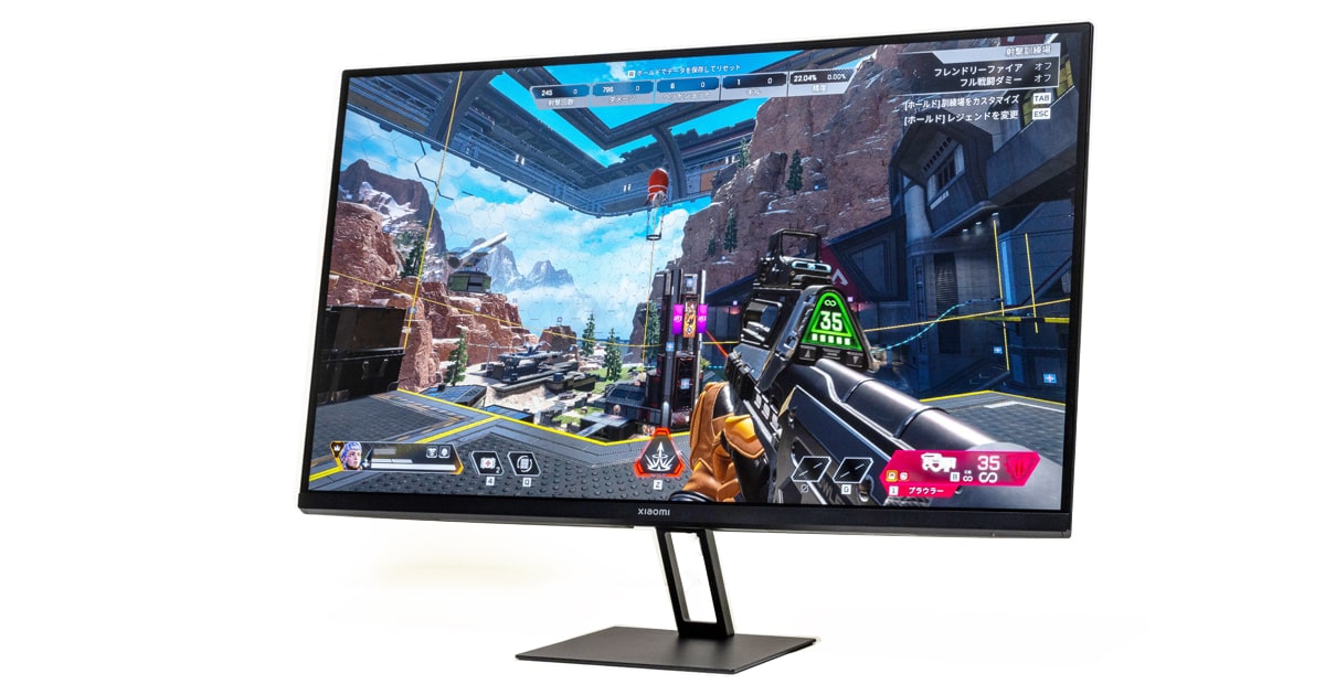 XiaomiゲーミングモニターG27iレビュー：27インチフルHD 165Hzで2万円