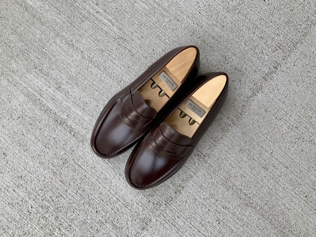 ダークブラウンのJMウエストン180ローファーを色ち買い！【4色目