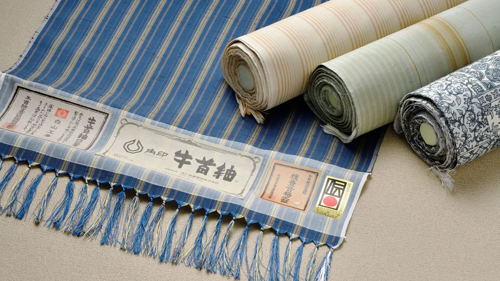 牛首紬（うしくびつむぎ）とは？“釘抜け”と称される強靱絹の歴史・技法