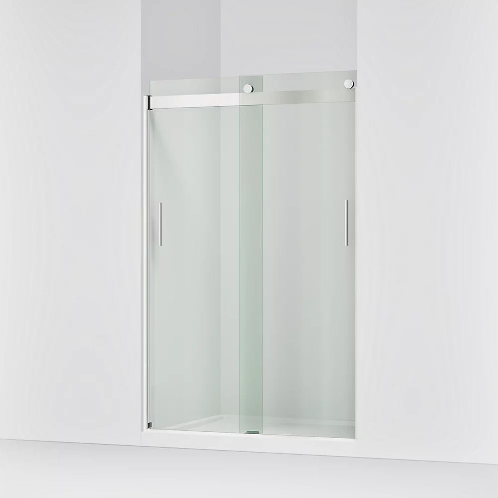 Levity Frameless Sliding Shower Door | K-706008-L | KOHLER