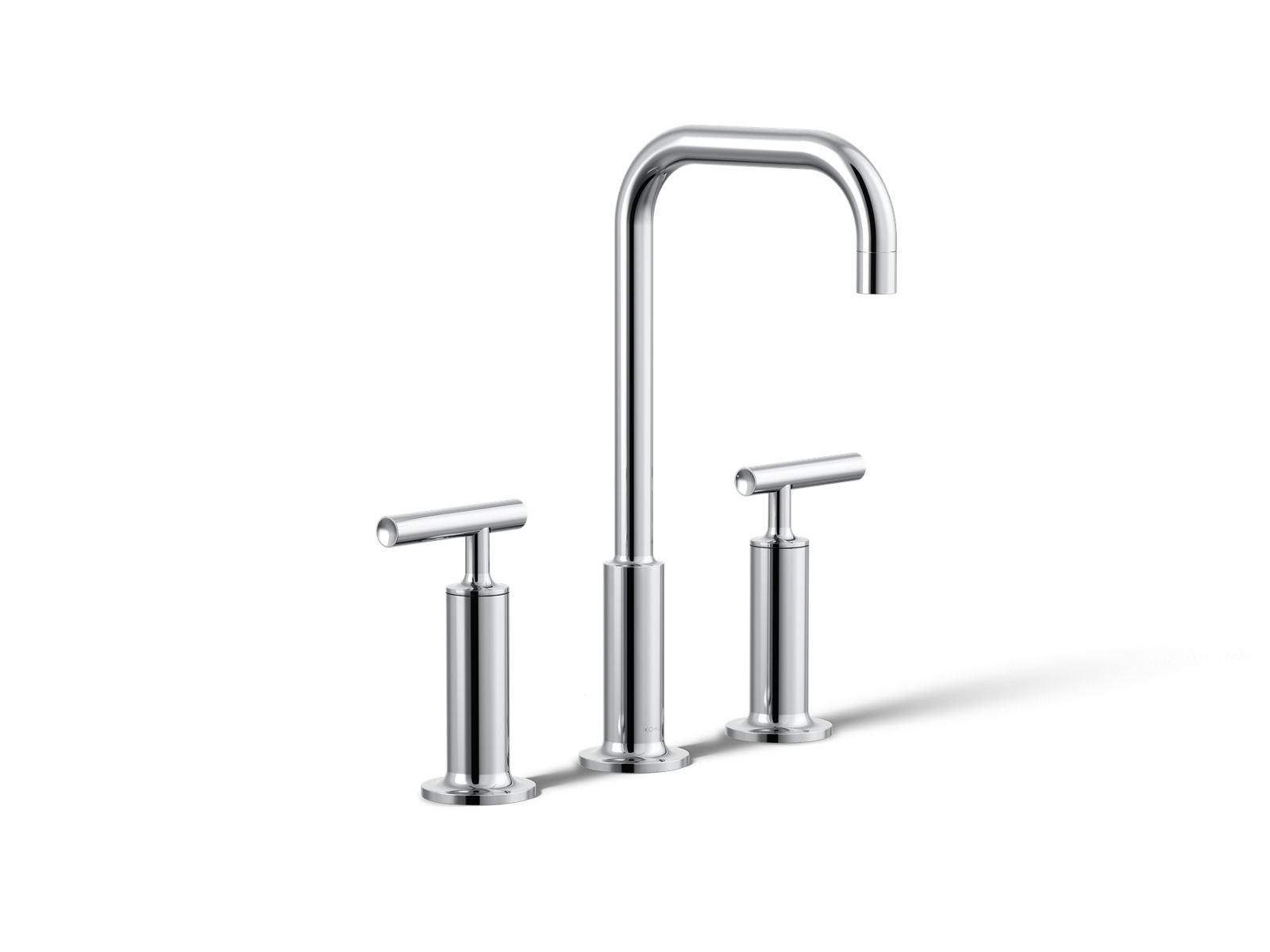KOHLER | K-14408-4 | Purist Widespread Sink Faucet with High Lever