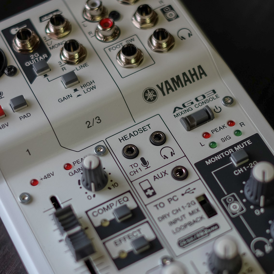 YAMAHA『AG03』レビュー 生配信、動画制作に最適なミキサー一体型