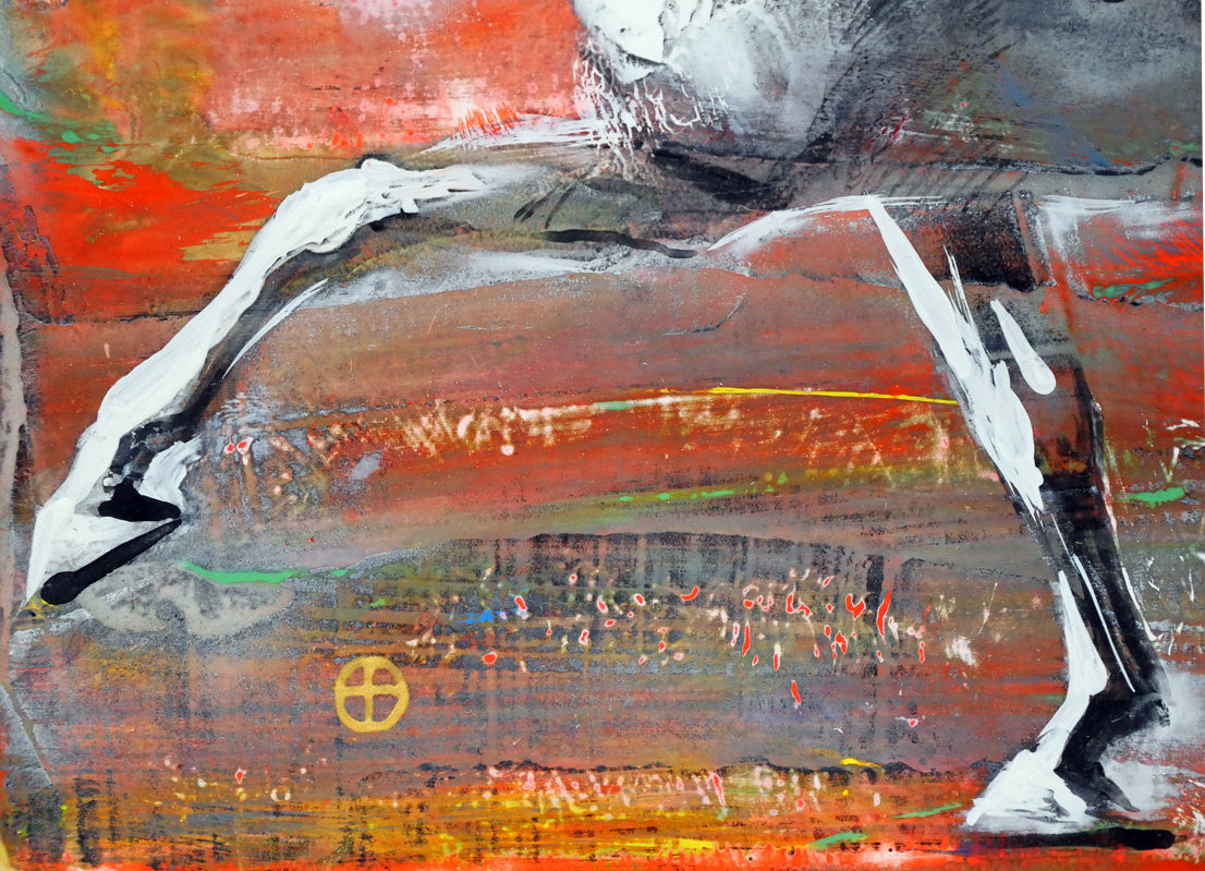 十時孝好「UMA95－6（馬）」油絵・SM 絵画買取・販売の小竹美術