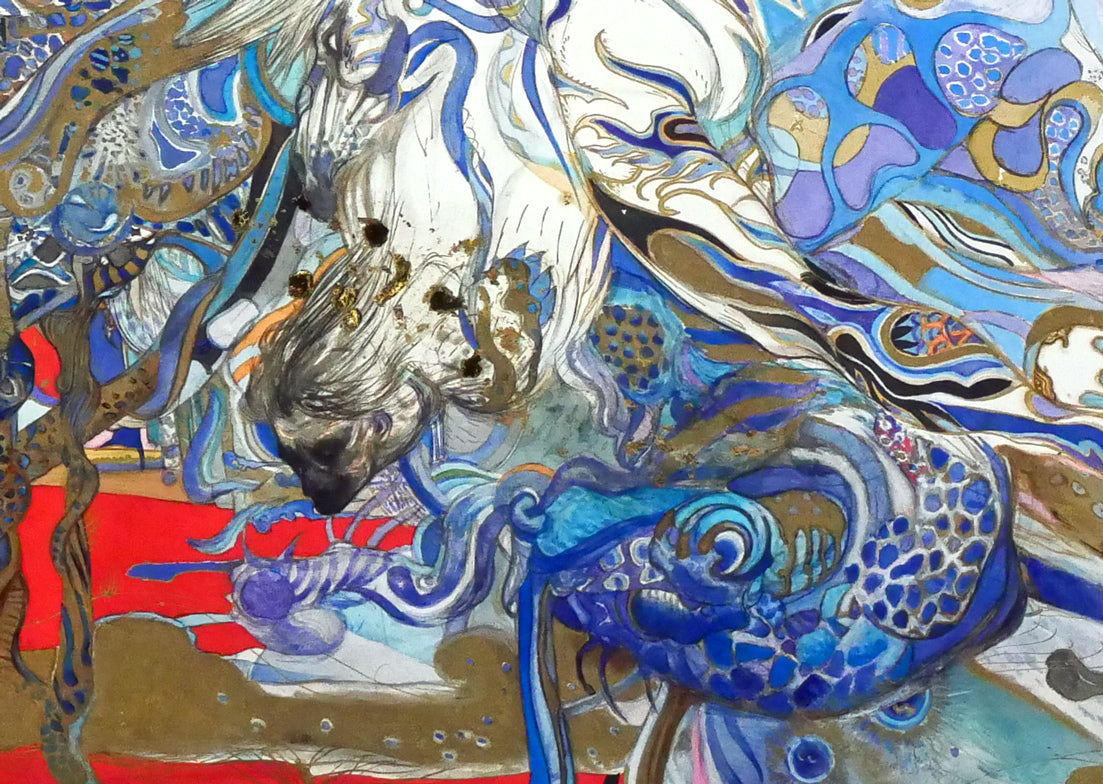 天野喜孝「飛天Vデラックス」ジクレ版画 絵画買取・販売の小竹美術