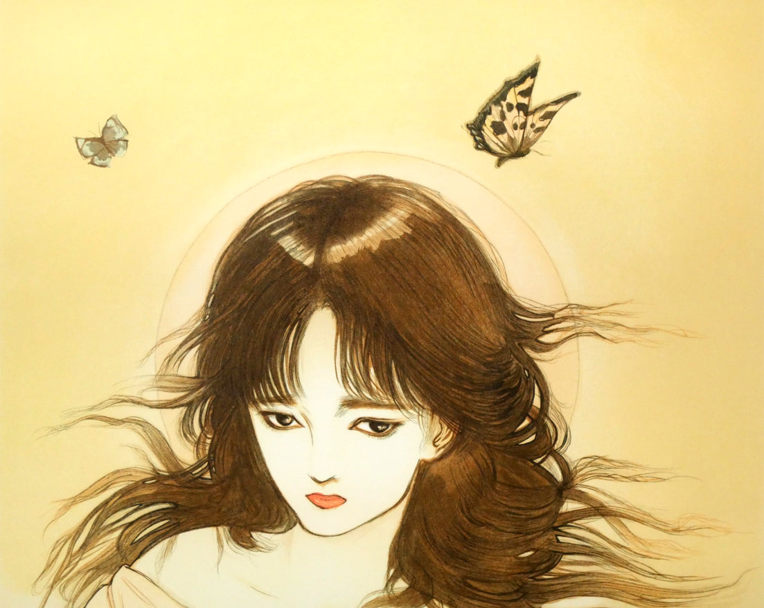 天野喜孝「恋花-れんか-」リトグラフ 絵画買取・販売の小竹美術