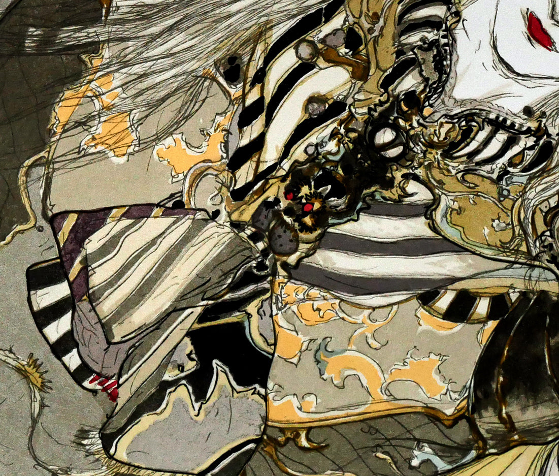 天野喜孝「彩」リトグラフ 絵画買取・販売の小竹美術