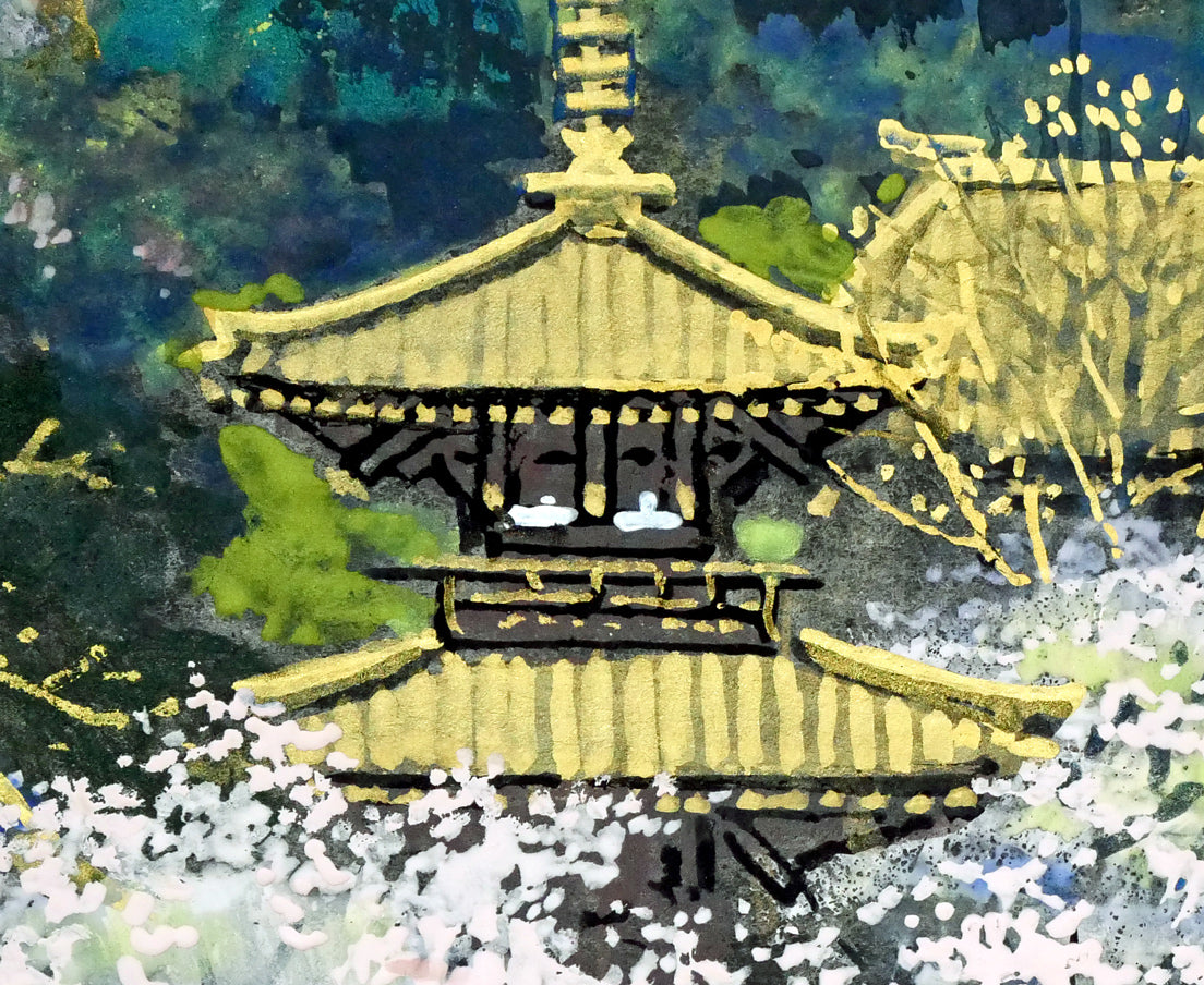 後藤純男「行く春大和」日本画・SM 絵画買取・販売の小竹美術