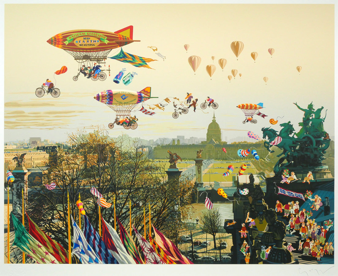 山形博導（ヒロヤマガタ）「家路」シルクスクリーン版画 絵画買取