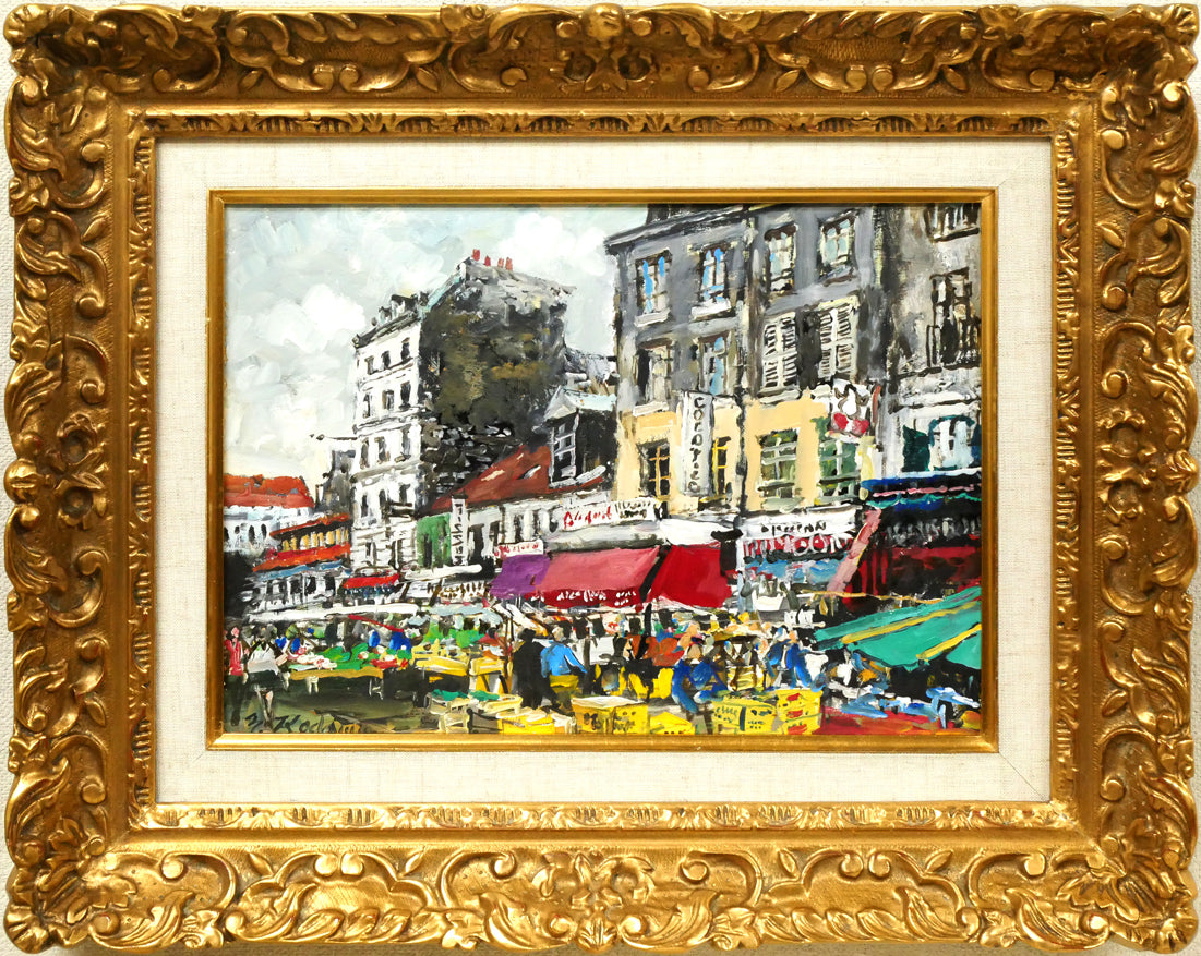 児玉幸雄 水彩画 パリの街並み 児玉幸雄 水彩画 パリの街並み 児玉