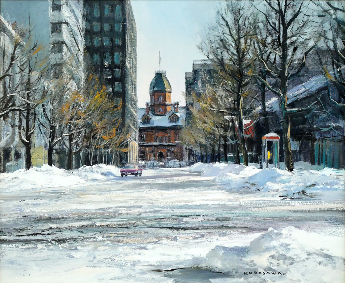 冬の海 小出宏 油彩画 1978年 冬の海 小出宏