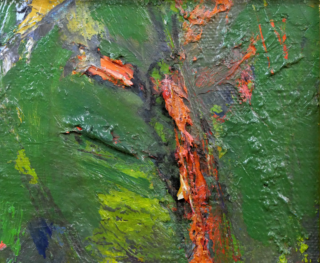 砂田友治「藻岩山麓より南22条の眺め（札幌）」油絵・SM 絵画買取