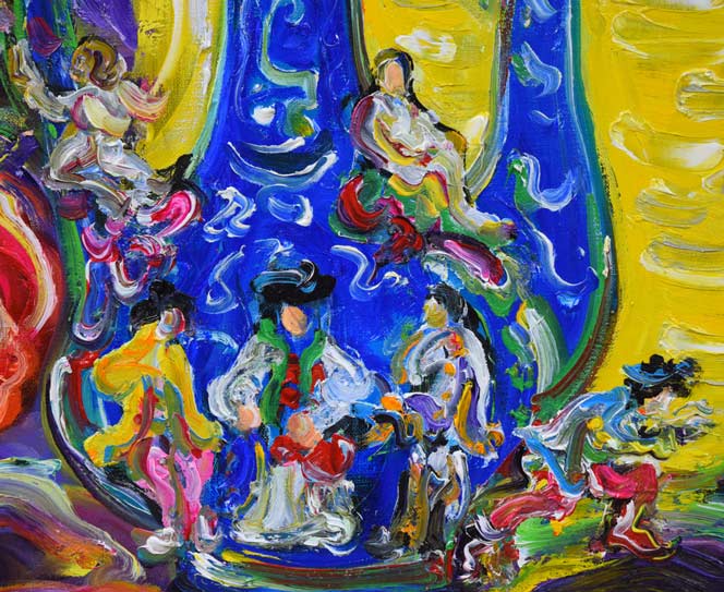 鈴木康雄「薔薇」油絵・F10号 絵画買取・販売の小竹美術