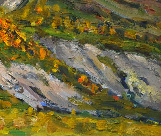 谷口春彦さん 油絵 上高地 F6 【公式通販】