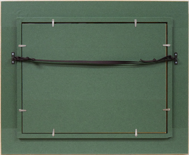 朝倉力男「堀割の雪」油絵・F4号 絵画買取・販売の小竹美術