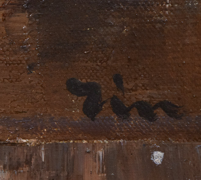 伊藤仁「静物画（さくらんぼ）」油絵・F3号 絵画買取・販売の小竹美術