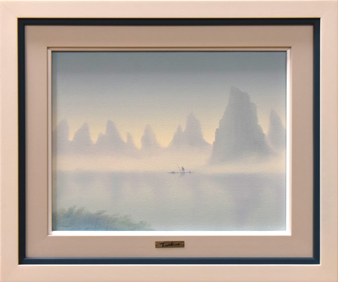 森田哲隆「積丹岬（女郎子岩）」油絵・F50号 絵画買取・販売の小竹美術