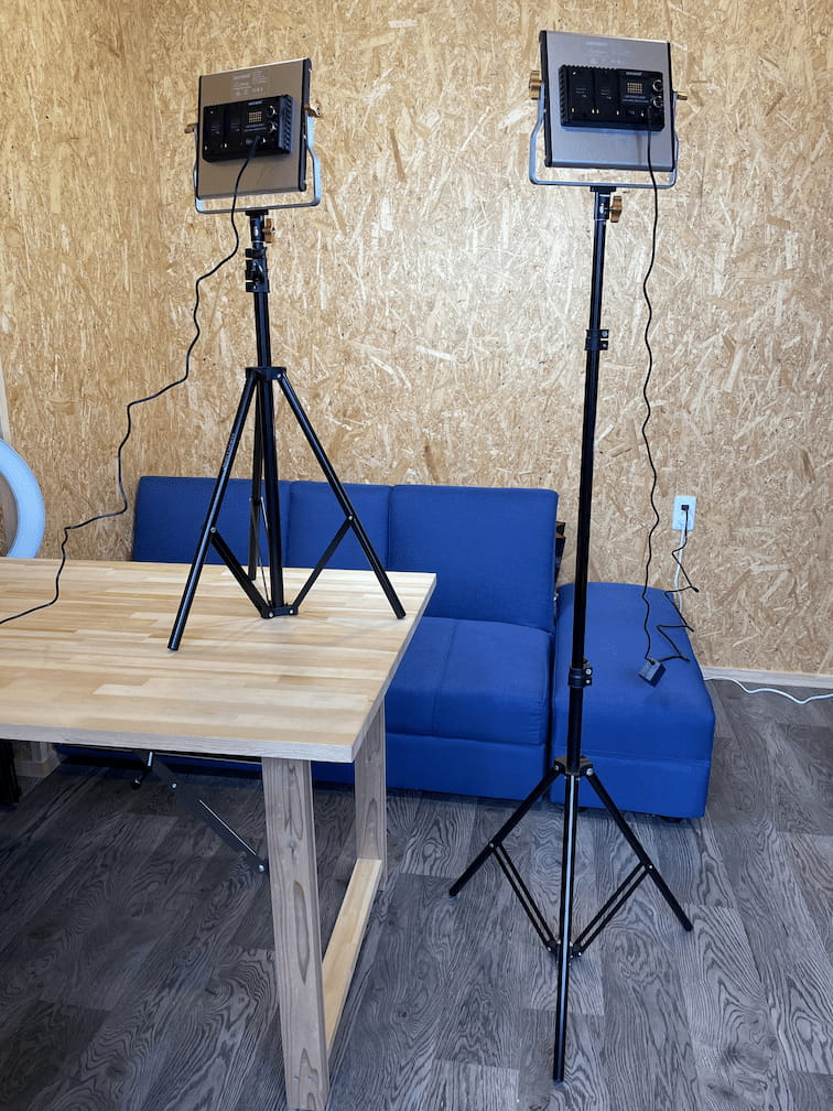 動画の明るさ調整はこれで解決！Neewer 2パック 調光可能な二色480 LED