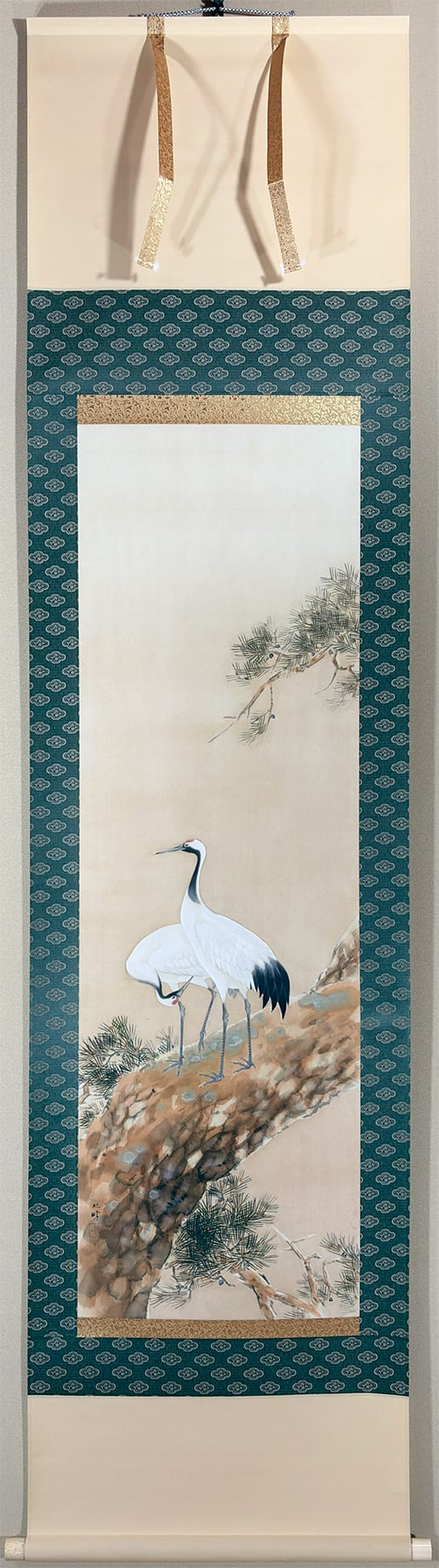 老松双鶴｜新・古美術 高美堂（こうびどう）｜掛軸販売・通販・買取